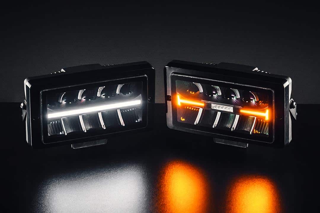 LED framljós